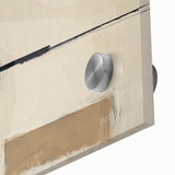 Black & Beige Canvas –  Minimalist Abstract Living Room Wall Art