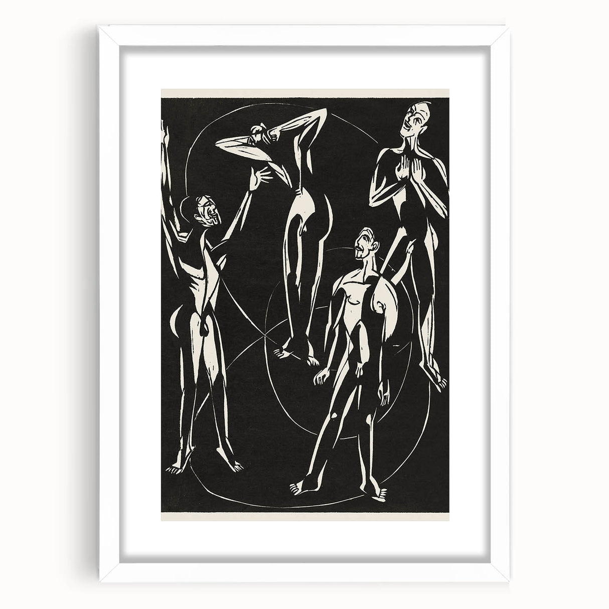 Expressionist Art: Feelings by Ernst Ludwig Kirchner Canvas Print