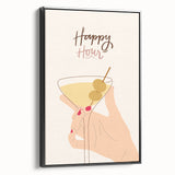 Black and white vintage poster art of a landscape on framed canvas, suitable for bedroom wall decor.