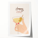 Rolled canvas print of vibrant floral art in pastel shades, ideal for dining room wall decor.