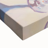 Large black and white landscape art painting of fruits on stretched canvas, suitable for bedroom wall decor.