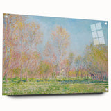 Impressionist Spring Landscape - Monet's Spring in Giverny, Framed Print