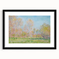 Impressionist Spring Landscape - Monet's Spring in Giverny, Framed Print