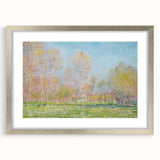 Impressionist Spring Landscape - Monet's Spring in Giverny, Framed Print