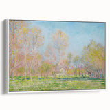 Impressionist Spring Landscape - Monet's Spring in Giverny, Framed Print