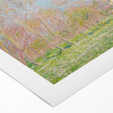 Impressionist Spring Landscape - Monet's Spring in Giverny, Framed Print