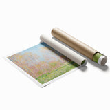 Impressionist Spring Landscape - Monet's Spring in Giverny, Framed Print