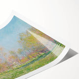 Impressionist Spring Landscape - Monet's Spring in Giverny, Framed Print