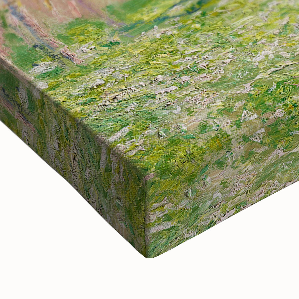 Impressionist Spring Landscape - Monet's Spring in Giverny, Framed Print