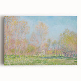 Impressionist Spring Landscape - Monet's Spring in Giverny, Framed Print