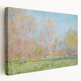 Impressionist Spring Landscape - Monet's Spring in Giverny, Framed Print