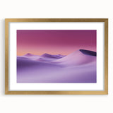 Desert landscape art framed in elegant gold with a white mat, showcasing warm earthy tones and intricate details, perfect for home decor and art enthusiasts.