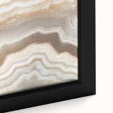 Extra large framed canvas featuring a close-up of colorful, textured leaves, ideal for living room decor.