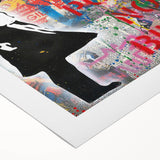 Urban Pop Art Wall Art - Balloon Girl Canvas with Multicolor
