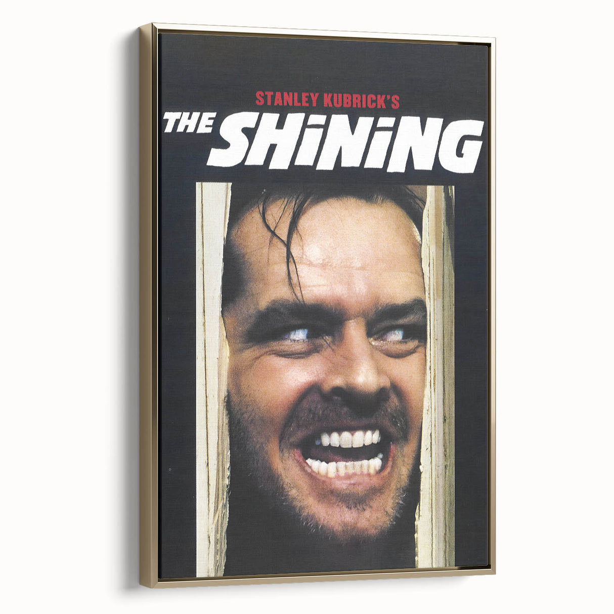 Retro Wall Art - The Shining Movie Poster - 80s Horror Classic Art