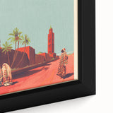 Retro Morocco Travel Poster – Vintage Prints & Timeless Desert Art