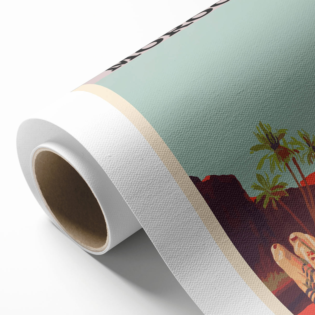 Retro Morocco Travel Poster – Vintage Prints & Timeless Desert Art