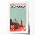 Retro Morocco Travel Poster – Vintage Prints & Timeless Desert Art