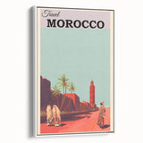 Retro Morocco Travel Poster – Vintage Prints & Timeless Desert Art
