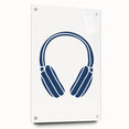 Minimalist Headphones Wall Art – Music-Themed Print for Boys' Room