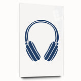 Minimalist Headphones Wall Art – Music-Themed Print for Boys' Room