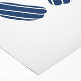 Minimalist Headphones Wall Art – Music-Themed Print for Boys' Room