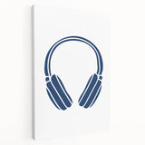 Minimalist Headphones Wall Art – Music-Themed Print for Boys' Room