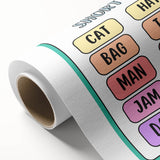 ABC Alphabet Canvas Art – Short A Phonics Learning Print for Kids