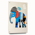 Colorful Elephant Nursery Wall Art - Acrylic Nursery Art