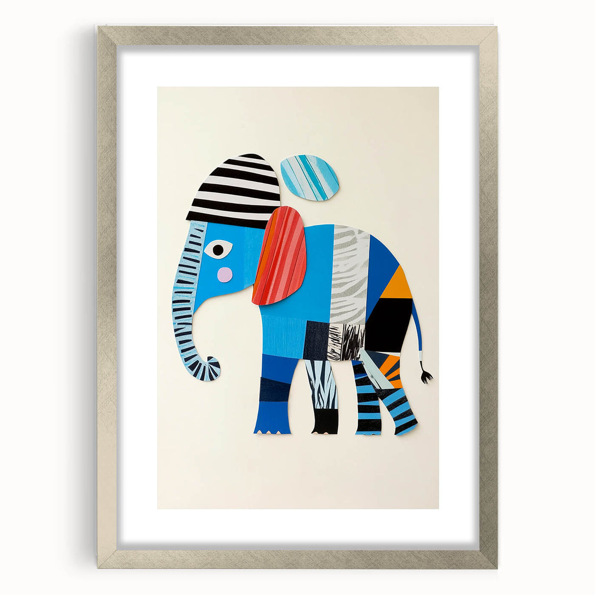 Colorful Elephant Nursery Wall Art - Acrylic Nursery Art