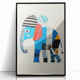 Colorful Elephant Nursery Wall Art - Acrylic Nursery Art