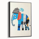 Colorful Elephant Nursery Wall Art - Acrylic Nursery Art