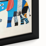 Colorful Elephant Nursery Wall Art - Acrylic Nursery Art
