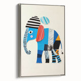Colorful Elephant Nursery Wall Art - Acrylic Nursery Art
