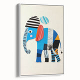 Colorful Elephant Nursery Wall Art - Acrylic Nursery Art
