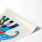 Colorful Elephant Nursery Wall Art - Acrylic Nursery Art