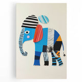 Colorful Elephant Nursery Wall Art - Acrylic Nursery Art