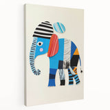 Colorful Elephant Nursery Wall Art - Acrylic Nursery Art