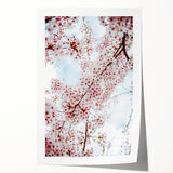 Spring-themed floral art on a rolled print featuring soft pastel colors, ideal for art wall dining room.