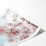 Extra large wall art featuring line art flowers in black on white, ideal for large living room decor.