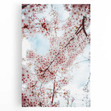 Large black and white floral print on stretched canvas, ideal for kitchen wall art.