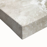 Large art depicting a black and white landscape painting on stretched canvas, suitable for bedroom wall decor.