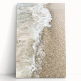 Black and white stretched canvas of a summer landscape, ideal for kitchen wall art or bedroom ambiance.