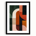 Mid Century Modern Geometric Wall Decor - Retro Minimalist Abstract Art