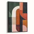 Mid Century Modern Geometric Wall Decor - Retro Minimalist Abstract Art