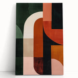 Mid Century Modern Geometric Wall Decor - Retro Minimalist Abstract Art