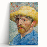 Large black and white stretched canvas of Van Gogh's style, ideal for kitchen wall art.
