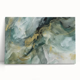 Abstract strokes wall art on stretched canvas, showcasing vibrant colors and dynamic patterns, perfect for modern home decor. Ideal for adding a contemporary touch to any room.