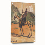 Modern Wall Art: Don Quixote - Timeless Abstract Equestrian Print