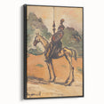 Modern Wall Art: Don Quixote - Timeless Abstract Equestrian Print
